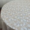 ivory rose tablecloth (3) Ivory Rose Cluster Embroidered Tulle Tablecloth for French Banquet – ER040