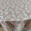 ivory rose tablecloth (4) Ivory Rose Cluster Embroidered Tulle Tablecloth for French Banquet – ER040