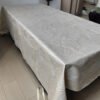 Luxury Flowing Jacquard Tablecloth for Hotel & Banquet – Art Texture B040