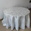 Luxury Flowing Jacquard Tablecloth for Hotel & Banquet – Art Texture B040