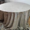 Gold Marble Jacquard Tablecloth Luxury Banquet | TC-B067