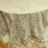 Pearl White Rose Cluster Embroidered Tulle Tablecloth for European Wedding – ER024
