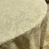 Pearl White Rose Cluster Embroidered Tulle Tablecloth for European Wedding – ER024