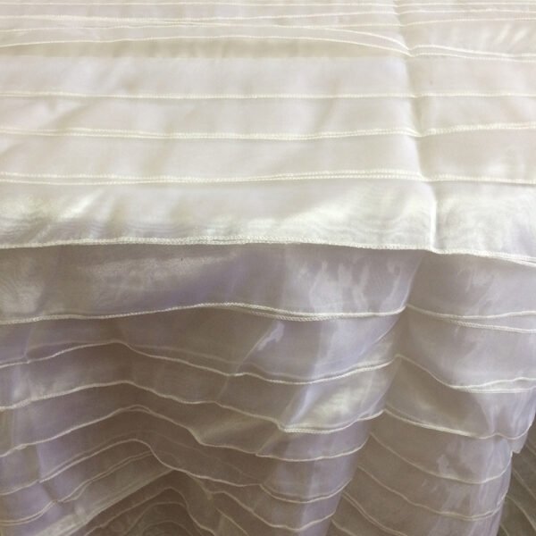 Pink Embroidered 3D Pleated Tablecloth for French Luxury Wedding – ESW007