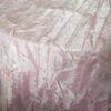 Pink Embroidered 3D Pleated Tablecloth for French Luxury Wedding – ESW007