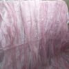 Pink Embroidered 3D Pleated Tablecloth for French Luxury Wedding – ESW007