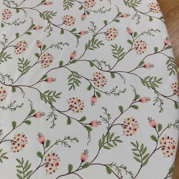 pink floral tablecloth bulk (2) Light Pink Floral Fresh Style Tablecloth