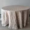 Pink Floral Jacquard Tablecloth for Wedding Decor | TC-B096