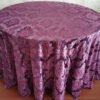 purple jacquard tablecloth (3) Purple Luxury Jacquard Tablecloth European Style | TC-B012