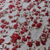 Red Vintage Floral Jacquard Tablecloth for Wedding | TC-B072
