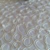 Silver Sequin Geometric Oval Embroidered Tulle Tablecloth – ER029
