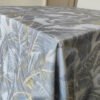 Grey Banana Leaf Rectangular Tablecloth
