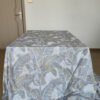 Grey Banana Leaf Rectangular Tablecloth