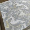 Grey Banana Leaf Rectangular Tablecloth