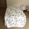 Vintage Grey-Brown Floral Rectangular Tablecloth