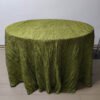 wedding taffeta tablecloth bulk order (10) Crinkle Taffeta Tablecloth