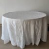 wedding taffeta tablecloth bulk order (11) Crinkle Taffeta Tablecloth