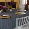 wedding taffeta tablecloth bulk order (12) Crinkle Taffeta Tablecloth
