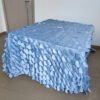 White Embroidered 3D Petal Tablecloth for French Luxury Wedding – Square