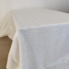 White Line Pattern Jacquard Tablecloth | TC-B110