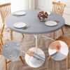 Elastic Printed Fitted Table Cover for Events – Stretch Spandex Tablecloth with Custom Patterns for Banquet & Wedding Use