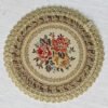 Gold Silver Embroidered Table Mat