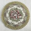 Gold Silver Embroidered Table Mat