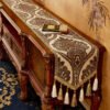 SKU_02_温莎堡-香槟色【立体刺绣】 American Chenille Table Runner