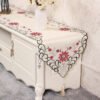 European Embroidered Cutwork Table Runner