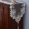 European Beaded Lace Table Runner