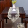 European Beaded Lace Table Runner