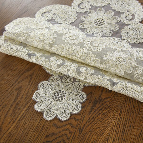 Embroidered Table Runner and Placemat