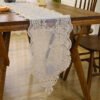 table runner (1) Black Lace Table Runner