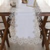 Country Lace Cutwork Table Runner