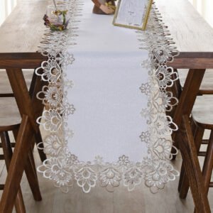 Country Lace Cutwork Table Runner