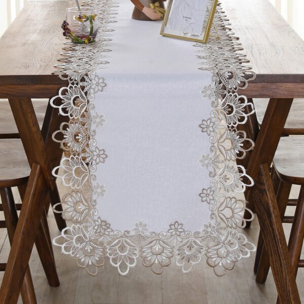 Country Lace Cutwork Table Runner