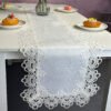 European Cutwork Lace Table Runner