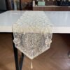 Heavy Embroidered Lace Table Runner