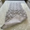 table runner (1) Silver Leaf Embroidered Table Runner