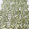 table runner (10) Green Cutwork Embroidered Table Runner