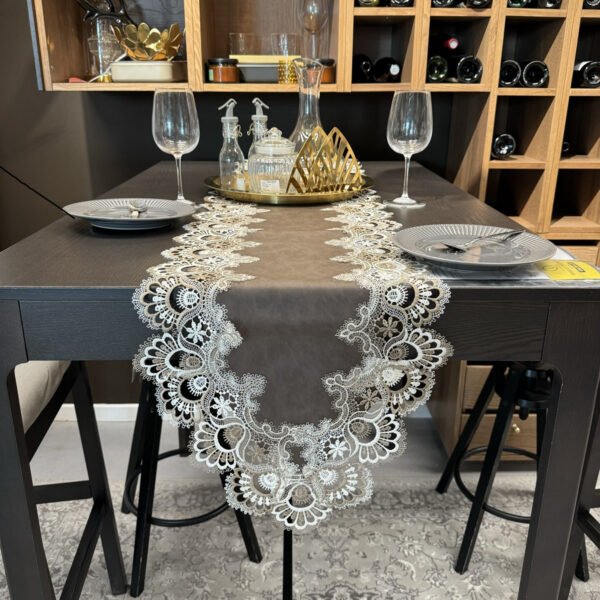 Waterproof PU Lace Table Runner