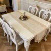 table runner (2) Beige Lace Table Runner