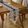 table runner (2) Black Lace Table Runner