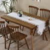 table runner (2) White Lace Cutwork Table Runner