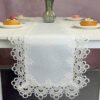 European Cutwork Lace Table Runner