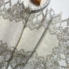 Natural Linen Blend Lace Table Runner