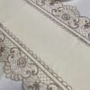 Embroidered Cutwork Fabric Table Runner