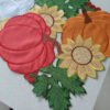 Thanksgiving Cutwork Embroidered Table Runner