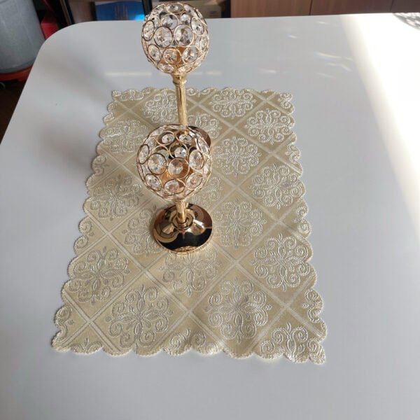 table runner (2) Diamond Embroidered Table Runner