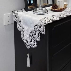 French Vintage Lace Table Runner